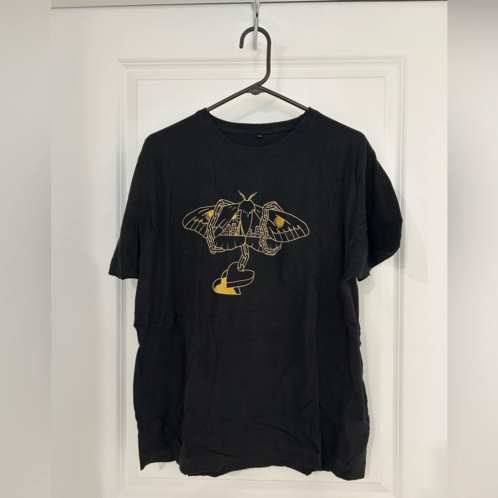 Black Graphic David Gray Concert Tour T-Shirt